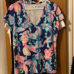 NWOT Lilly Pulitzer Going Coastal Michele Tee